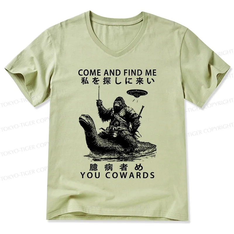 Tokyo-Tiger Can You Find Us V-Neck Classic T-Shirt