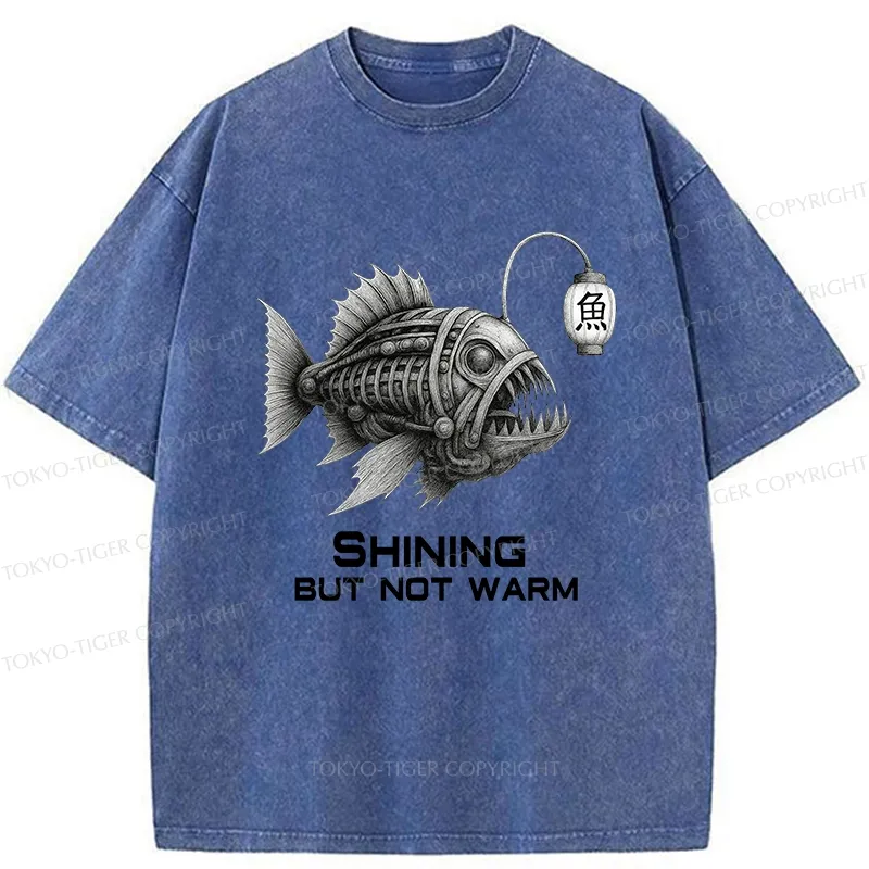 Tokyo-Tiger Shining But Not Warm Washed T-Shirt