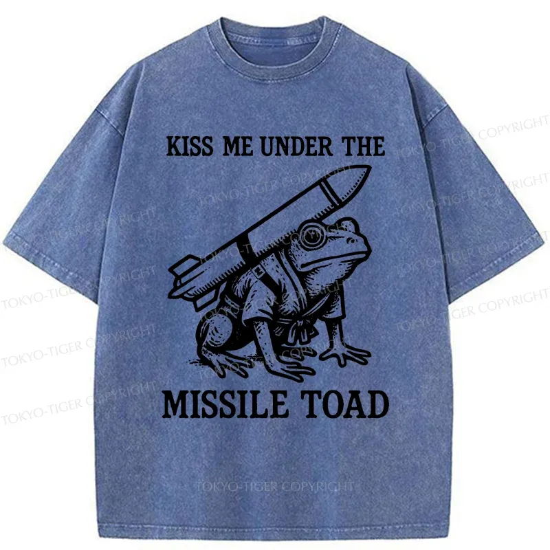 Tokyo-Tiger Missile Frog Washed T-Shirt