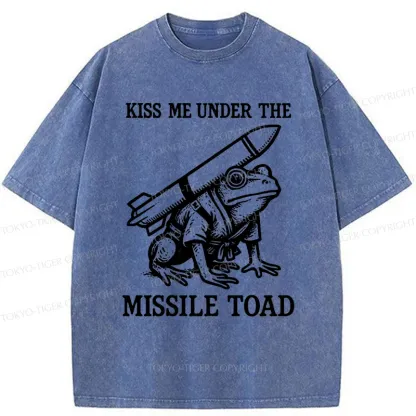 Tokyo-Tiger Missile Frog Washed T-Shirt