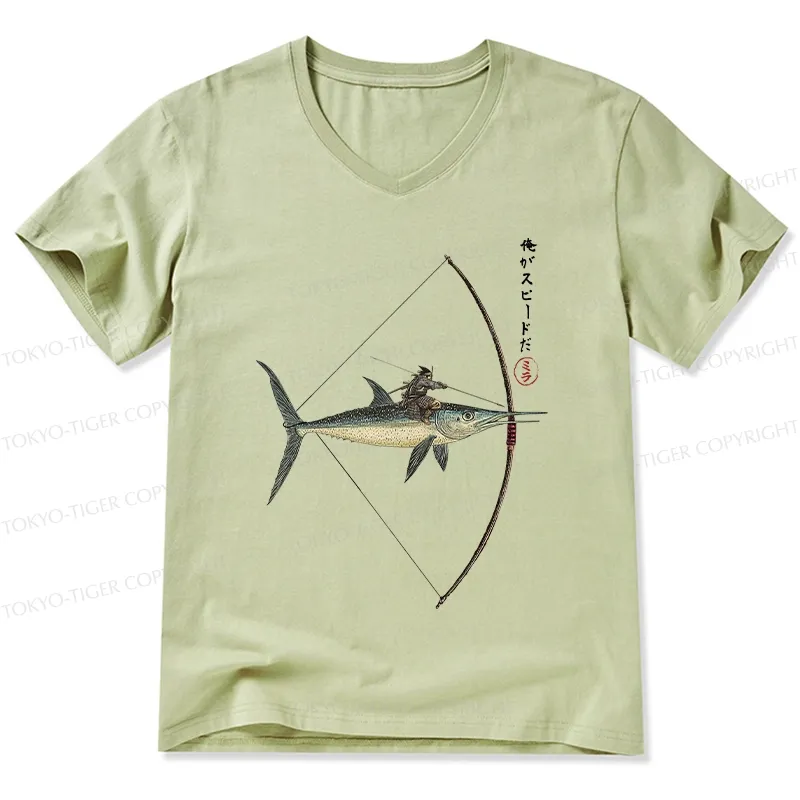 Tokyo-Tiger I Am Speed V-Neck Classic T-Shirt