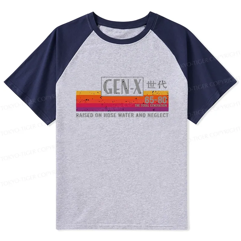 Tokyo-Tiger X Era Retro Raglan T-shirt