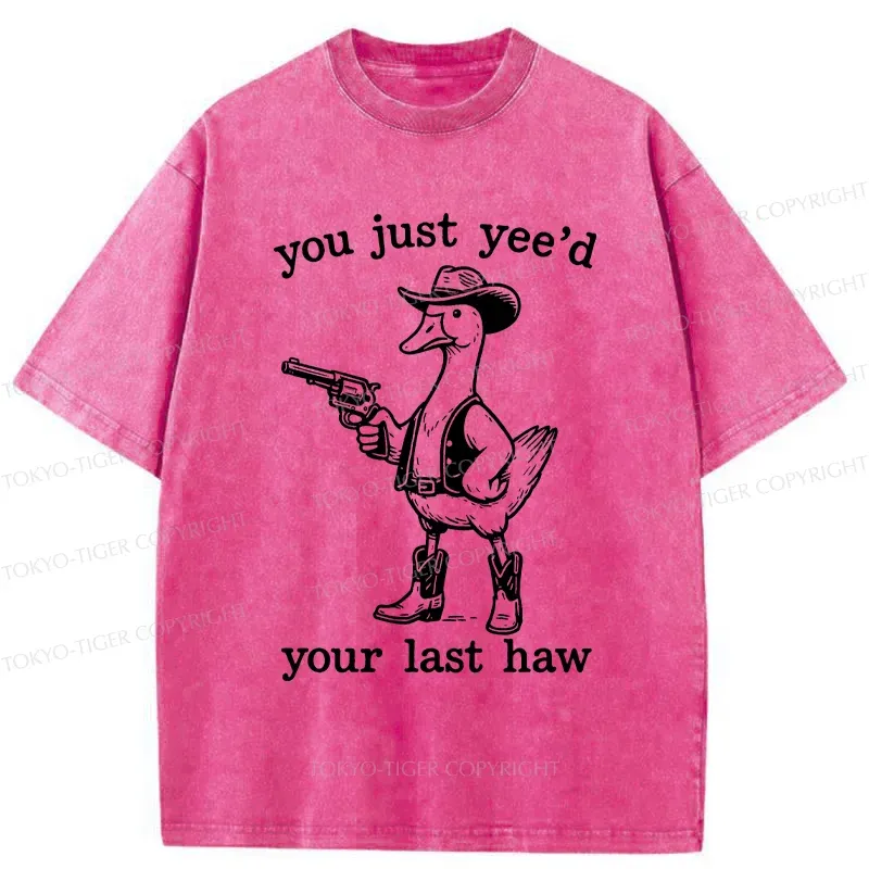 Tokyo-Tiger Handsome Goose Washed T-Shirt