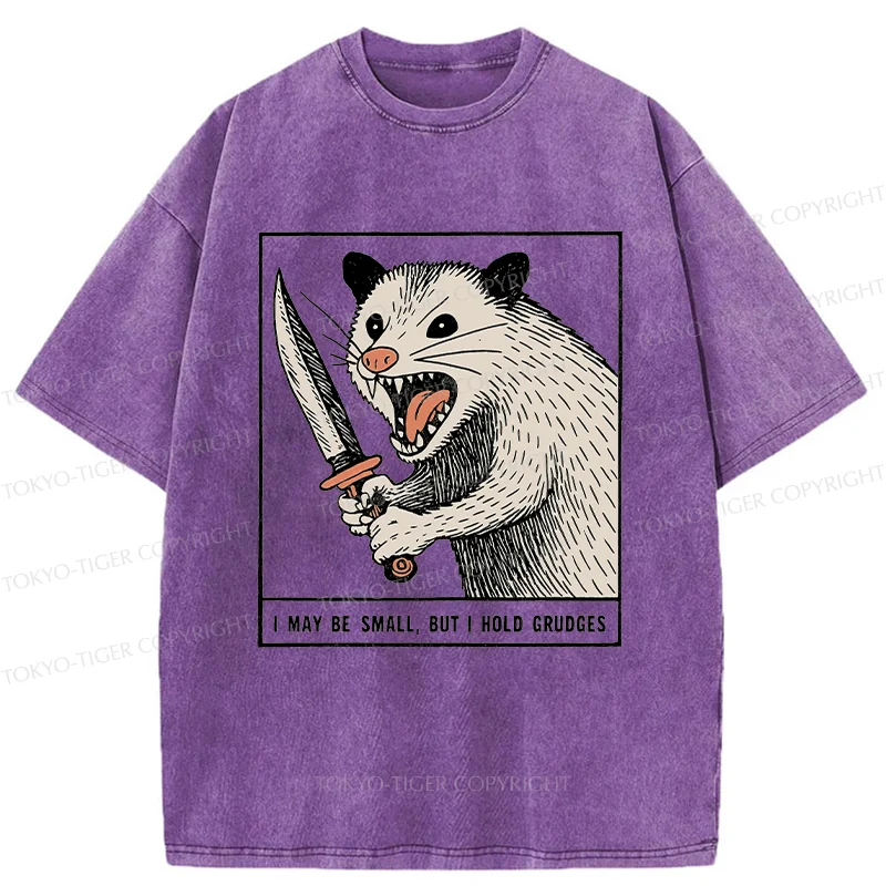 Tokyo-Tiger Possum With A Knife Washed T-Shirt