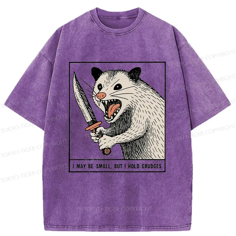 Tokyo-Tiger Possum With A Knife Washed T-Shirt