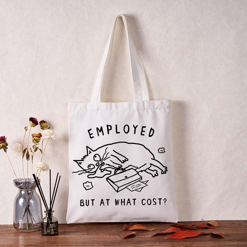 Tokyo-Tiger Employed But At What Cost Tote Bag