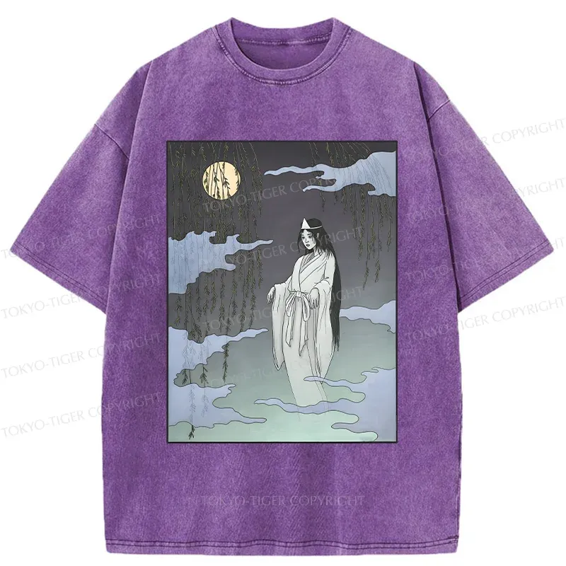 Tokyo-Tiger Japanese Ghost Washed T-Shirt