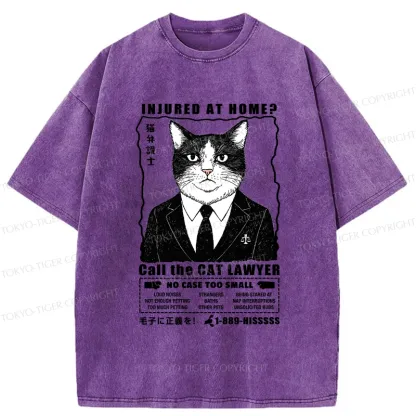 Tokyo-Tiger Get Justice Fur Real Washed T-Shirt