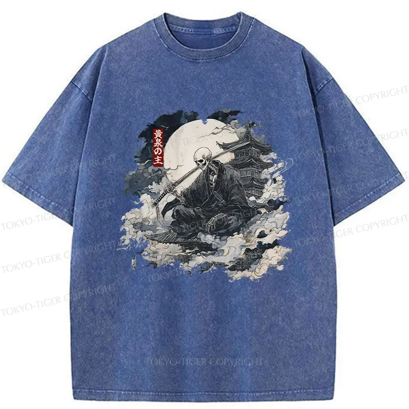 Tokyo-Tiger Lord Of The Underworld Washed T-Shirt