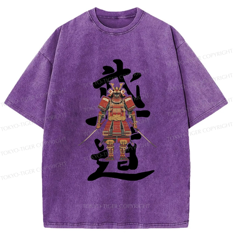 Tokyo-Tiger Japan Bushido Washed T-Shirt