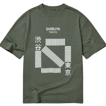 Tokyo-Tiger Japanese Shibuya Crossing Classic T-Shirt