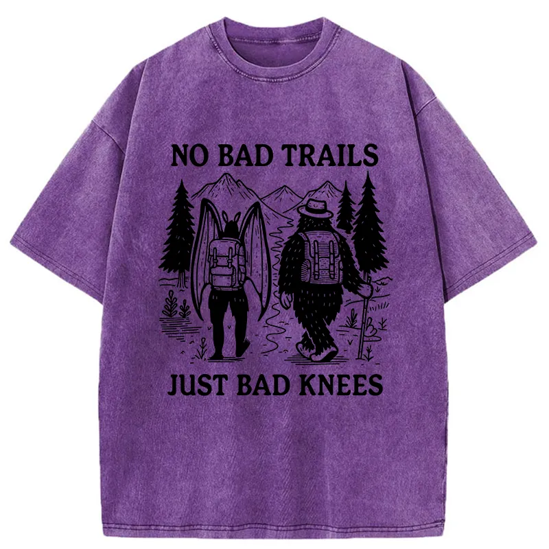 Tokyo-Tiger Go Camping With Monsters Washed T-Shirt