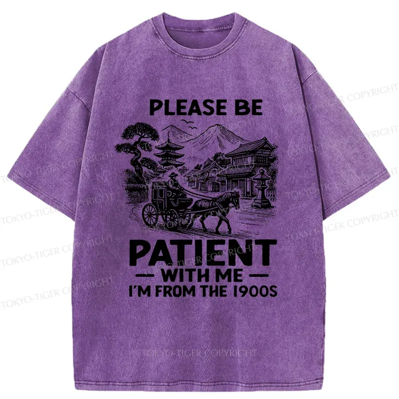 Tokyo-Tiger People From The 90s Washed T-Shirt