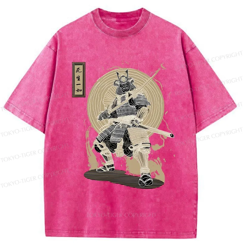 Tokyo-Tiger The Spirit Of The Samurai Washed T-Shirt