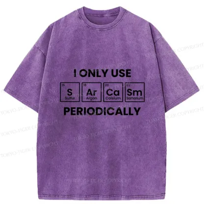 Tokyo-Tiger Interesting Chemical Elements Washed T-Shirt