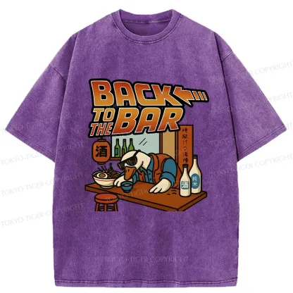 Tokyo-Tiger The Coolest Goose At The Bar Washed T-Shirt