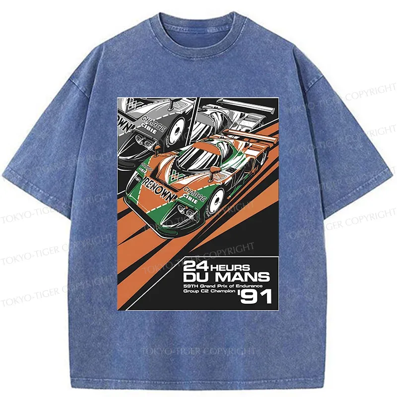 Tokyo-Tiger Cool Racing Washed T-Shirt
