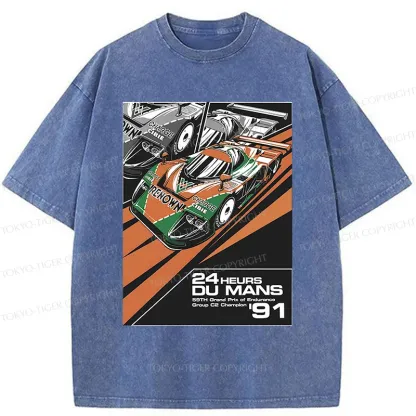 Tokyo-Tiger Cool Racing Washed T-Shirt