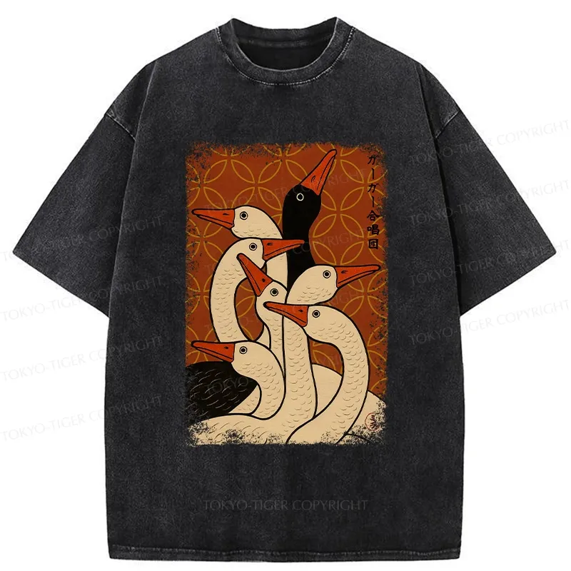 Tokyo-Tiger The Goose Choir Washed T-Shirt