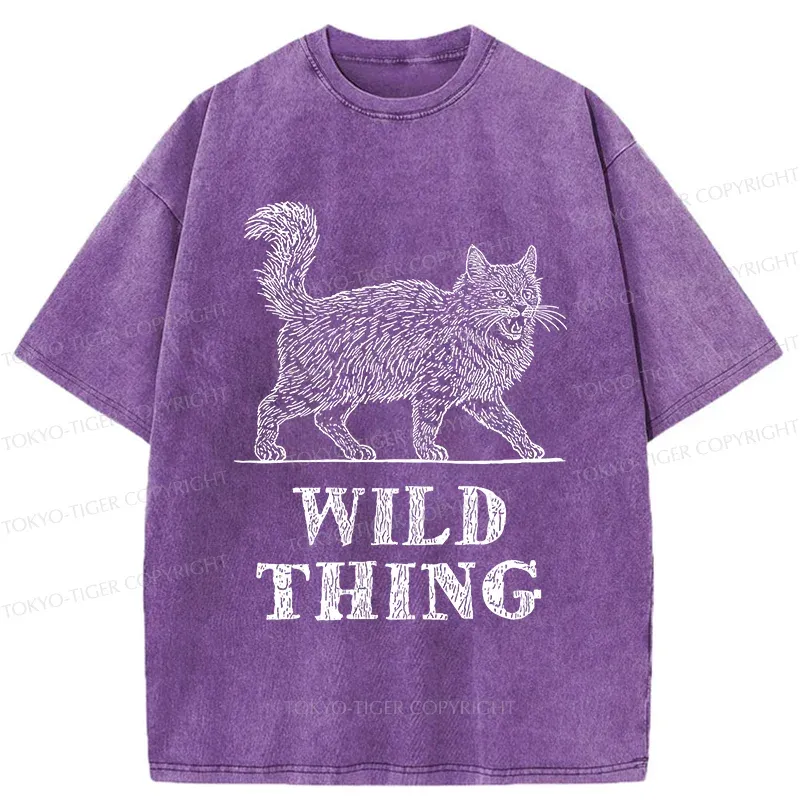 Tokyo-Tiger Wild Cat Washed T-Shirt