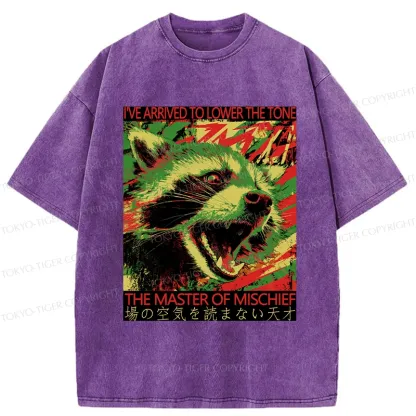 Tokyo-Tiger The Master Of Mischief Washed T-Shirt