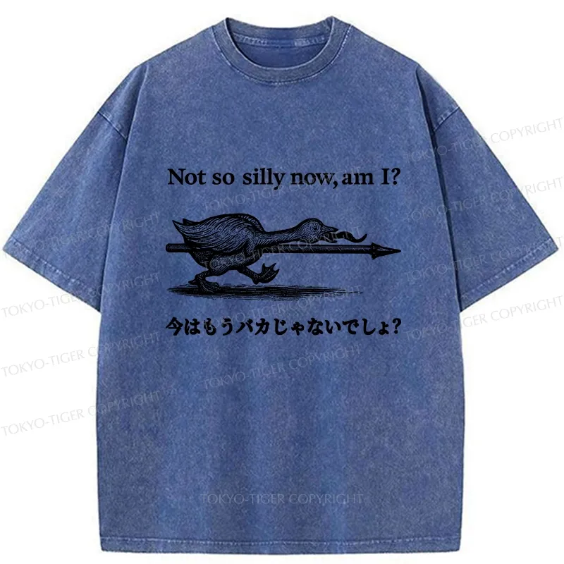 Tokyo-Tiger I'm Not So Silly Now Washed T-Shirt