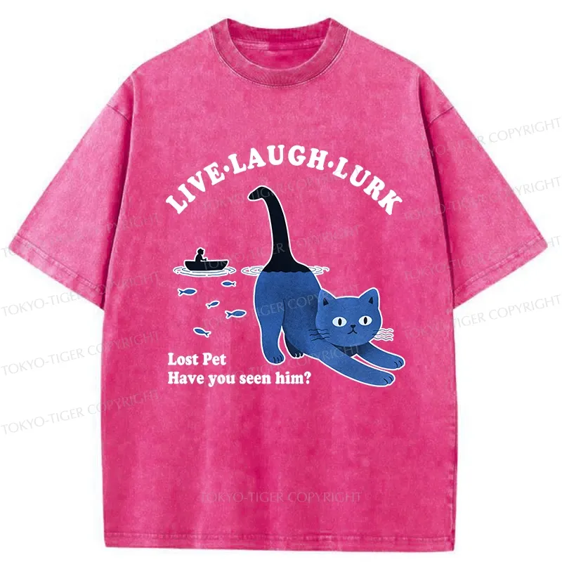 Tokyo-Tiger Have You Seen My Pet Washed T-Shirt