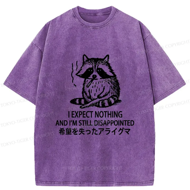 Tokyo-Tiger Lost Hope Raccoon Washed T-Shirt