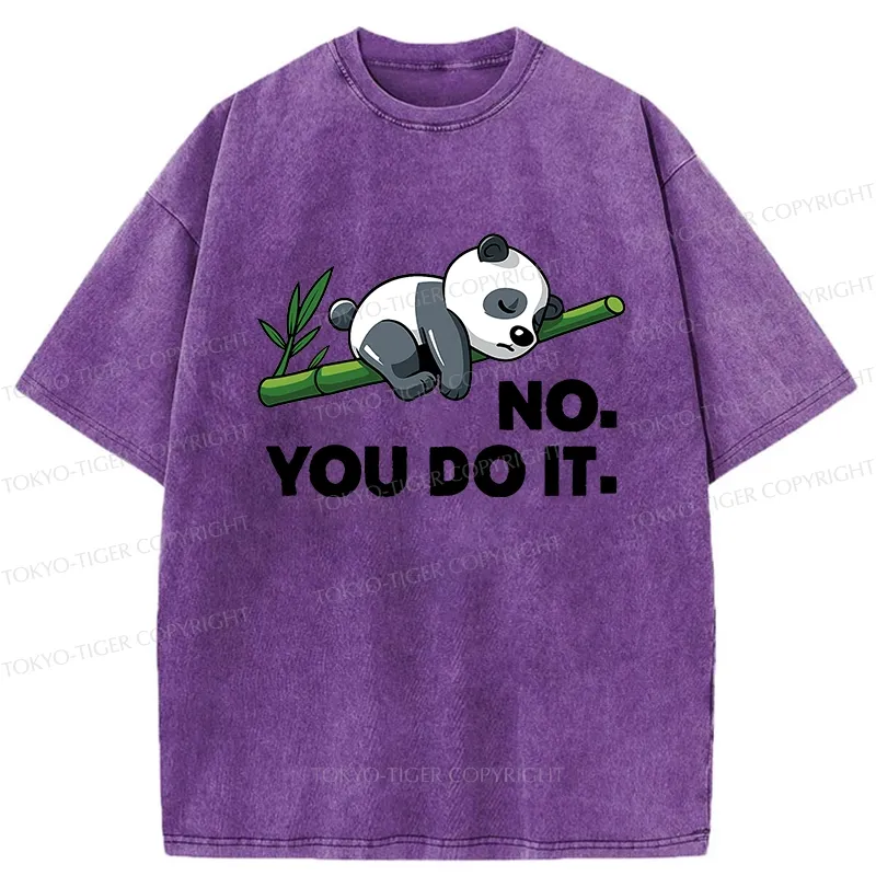 Tokyo-Tiger No You Do It Funny Panda Washed T-Shirt