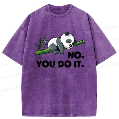 Tokyo-Tiger No You Do It Funny Panda Washed T-Shirt