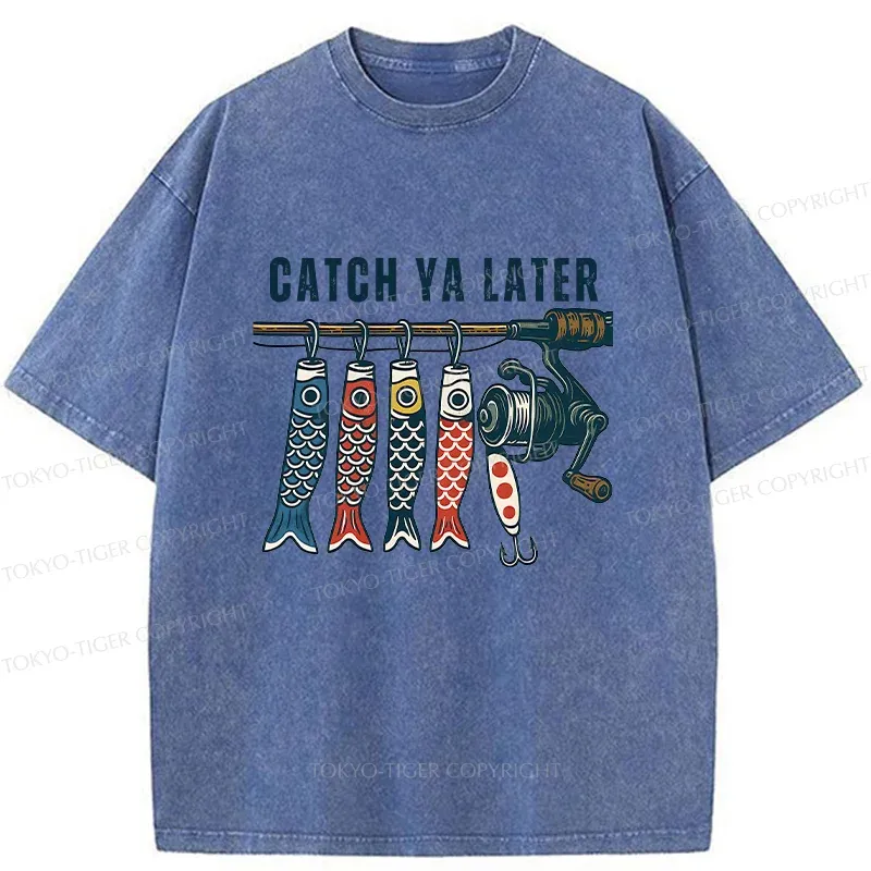 Tokyo-Tiger Fishing Japan Washed T-Shirt