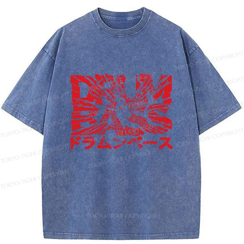 Tokyo-Tiger Broken DNB Washed T-Shirt
