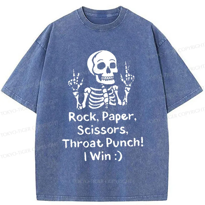 Tokyo-Tiger Winning Skeleton Washed T-Shirt