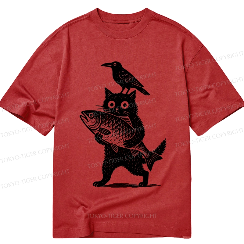 Tokyo-Tiger Black Animals Funny Classic T-Shirt