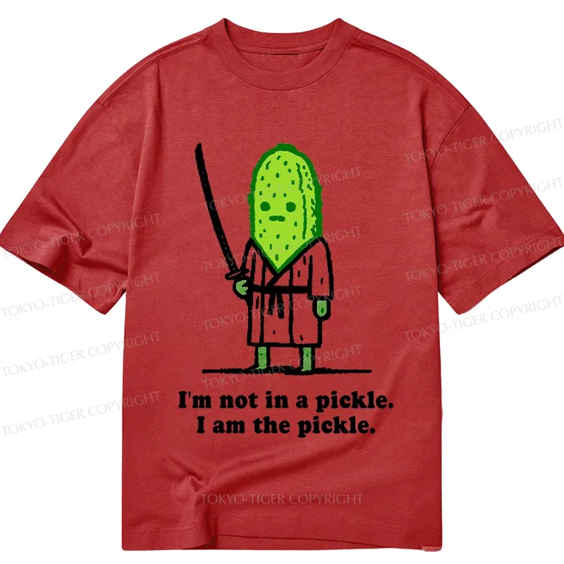 Tokyo-Tiger Funny Cucumber Samurai Classic T-Shirt