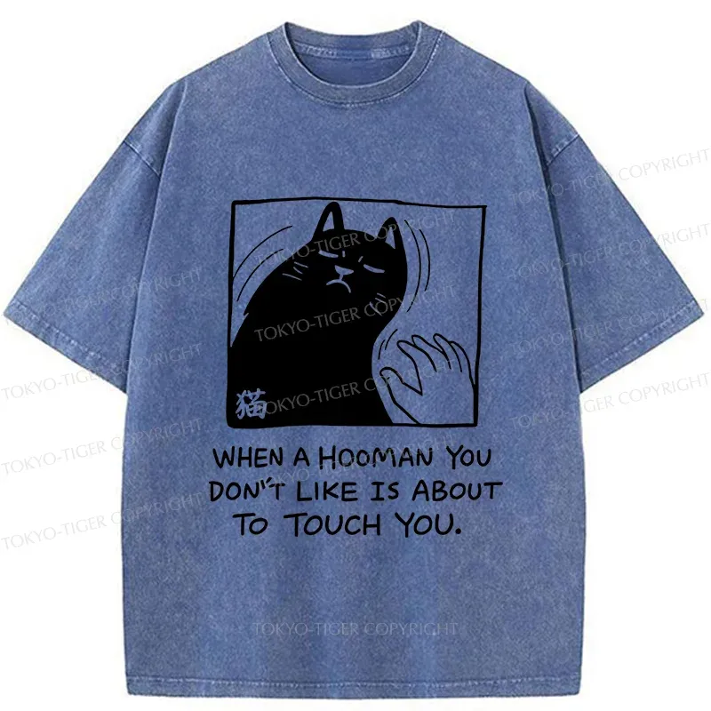 Tokyo-Tiger Rebellious Cat Washed T-Shirt