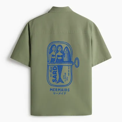 Tokyo-Tiger Mermaid Can Work Shirt