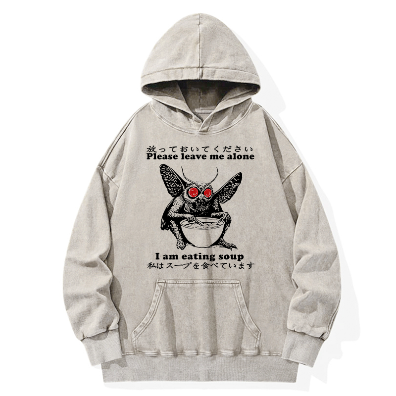 Tokyo-Tiger Don't Bother The Mothman Washed Hoodie Sale