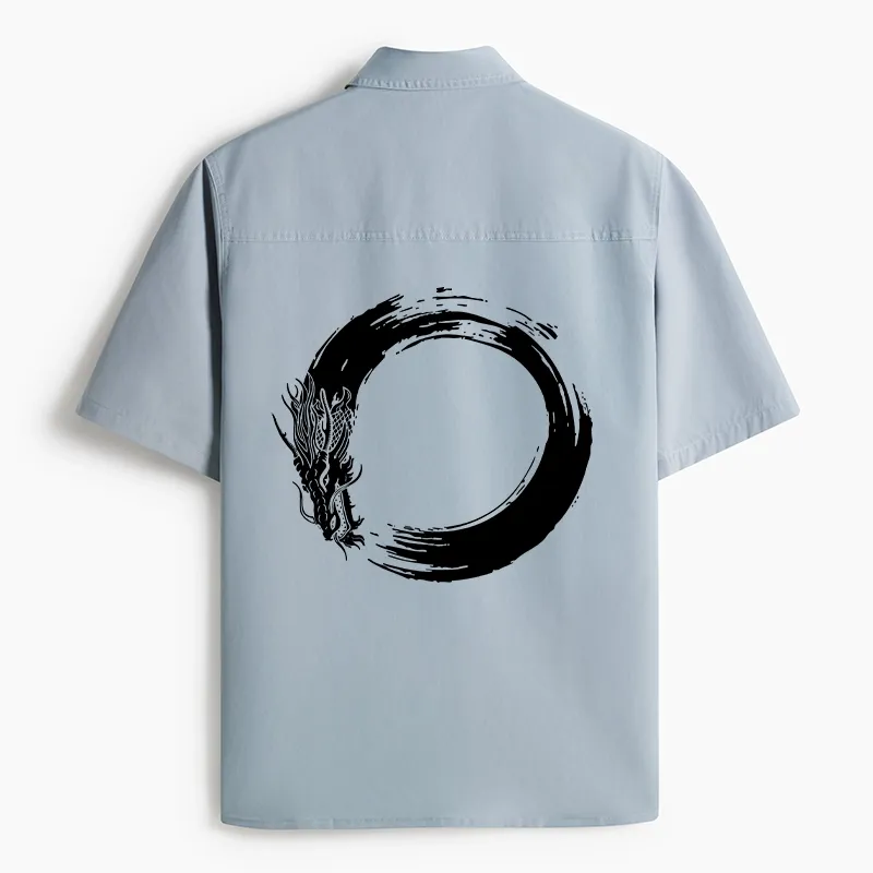 Tokyo-Tiger Dragon's Circle Work Shirt