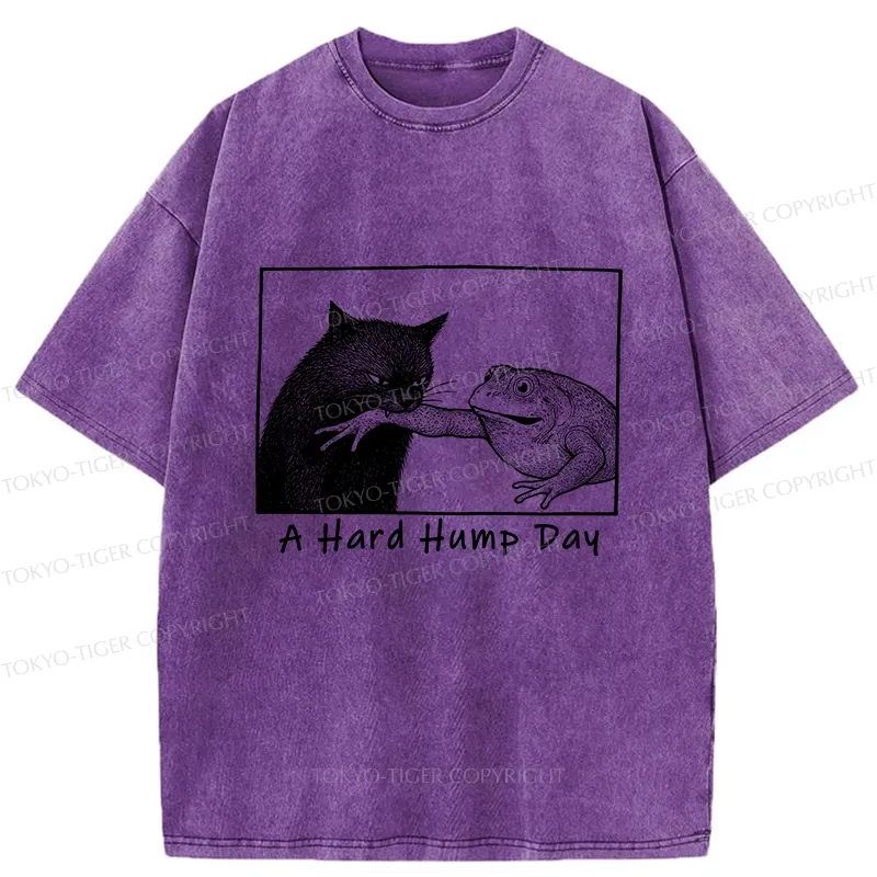 Tokyo-Tiger A Hard Hump Day Washed T-Shirt