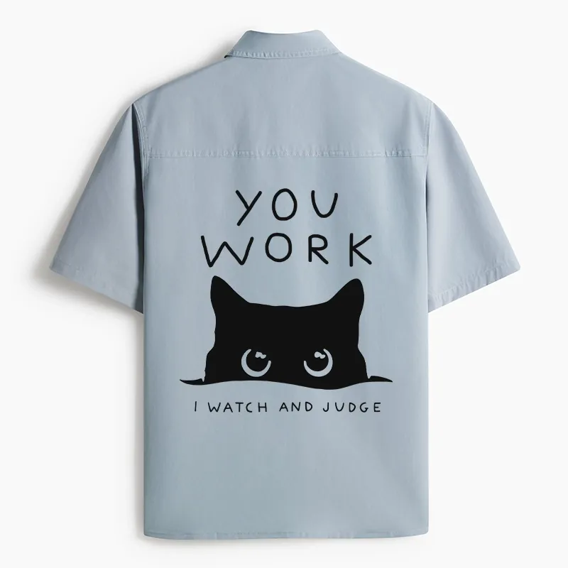 Tokyo-Tiger A Cat That Spies Work Shirt