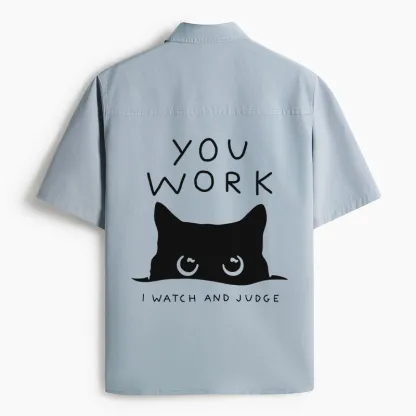Tokyo-Tiger A Cat That Spies Work Shirt