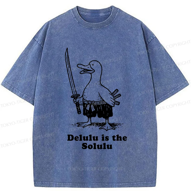 Tokyo-Tiger Samurai Goose Washed T-Shirt