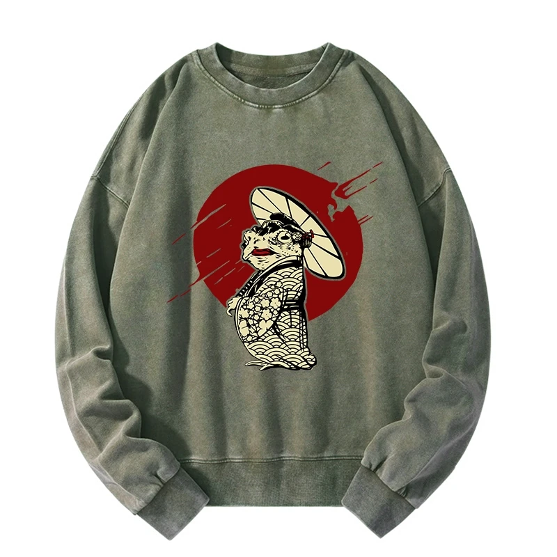 Tokyo-Tiger Frog Monster Washed Sweatshirt Sale