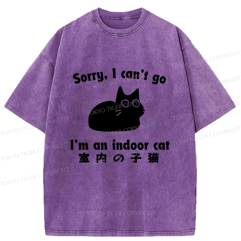 Tokyo-Tiger Indoor Kitten Washed T-Shirt
