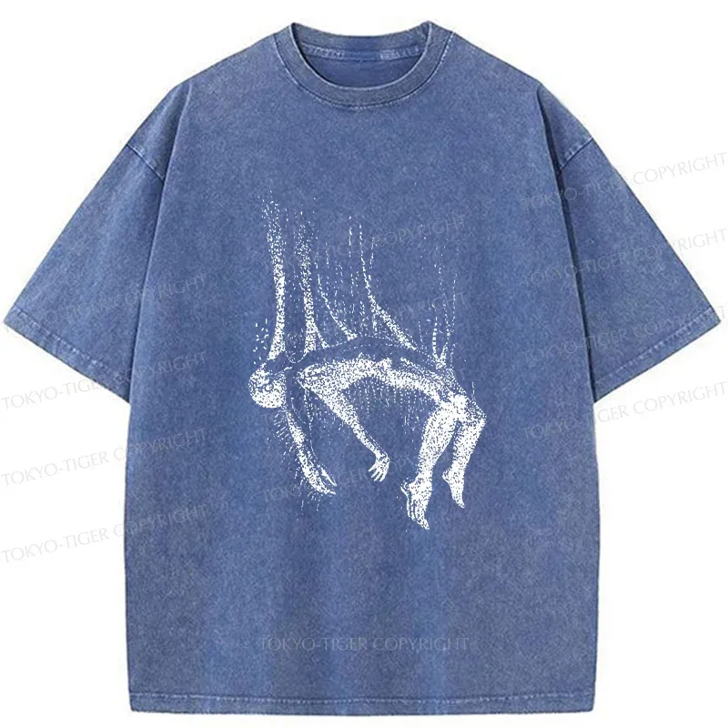 Tokyo-Tiger Lost And Wandering Soul Washed T-Shirt