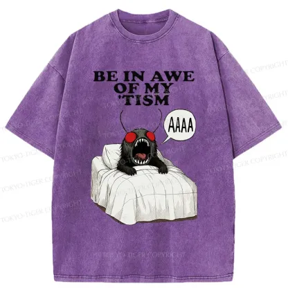 Tokyo-Tiger Mothman Wakes Up Washed T-Shirt