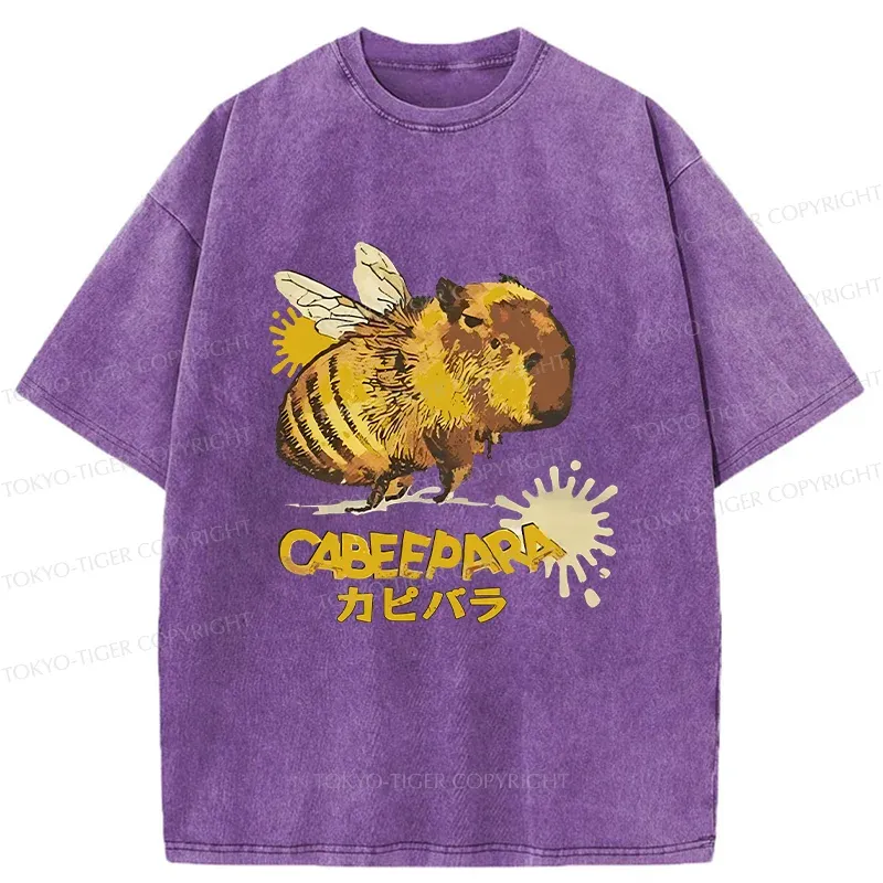 Tokyo-Tiger Cabeepara Washed T-Shirt