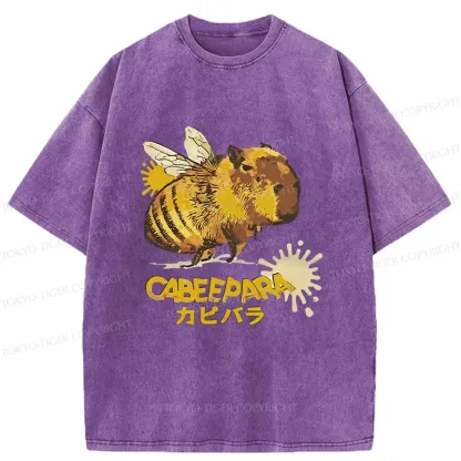 Tokyo-Tiger Cabeepara Washed T-Shirt