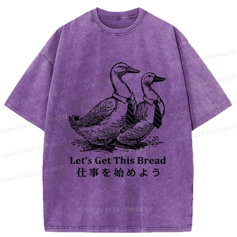 Tokyo-Tiger Working Goose Washed T-Shirt